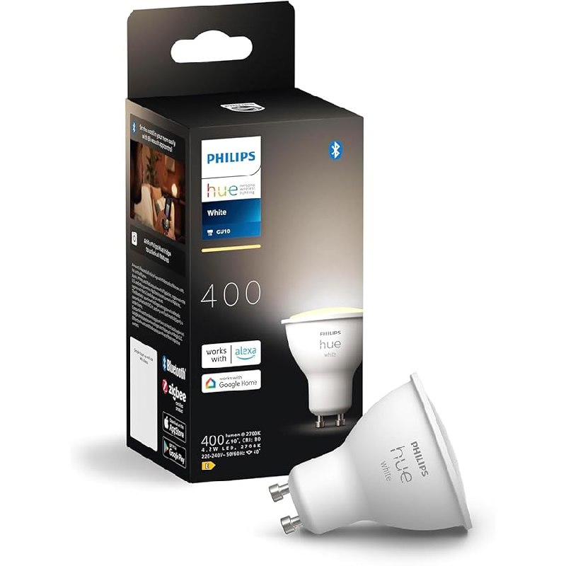 Philips Hue Blanco Bombilla LED Inteligente GU10 Foco Empotrable