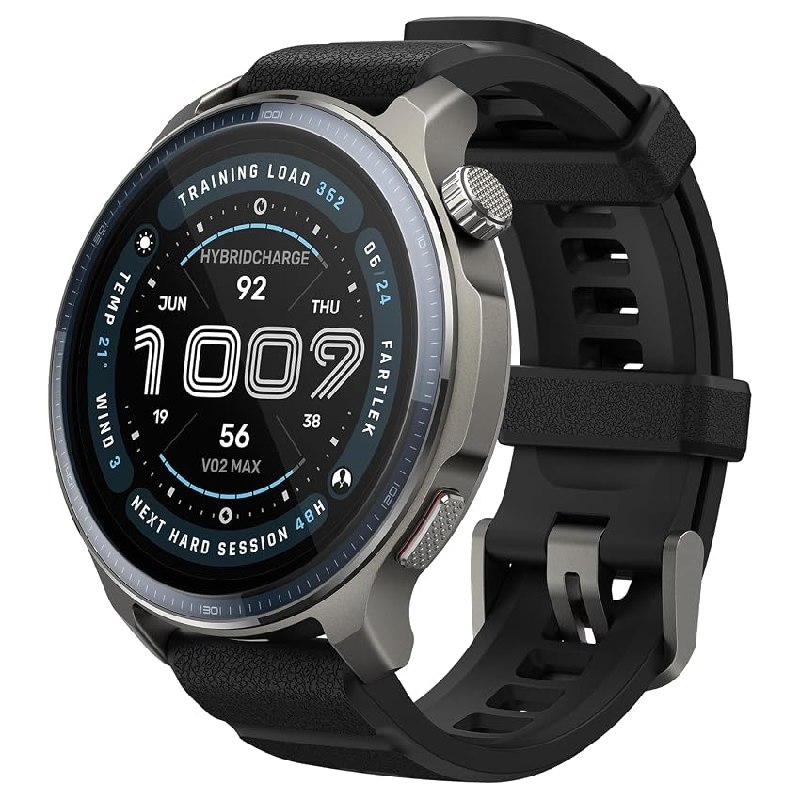 Amazfit Balance 2 Reloj Inteligente Hombre 47mm, AMOLED 1,5″ Cristal Zafiro