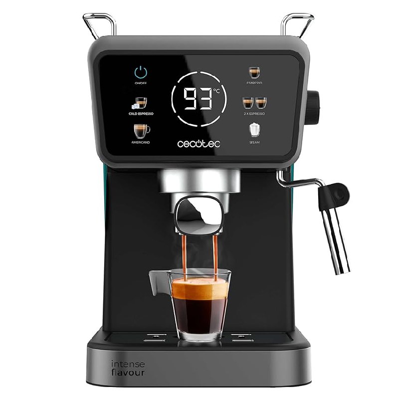 Cecotec Cafetera Express Power Espresso Touch ColdBrew. 1350W