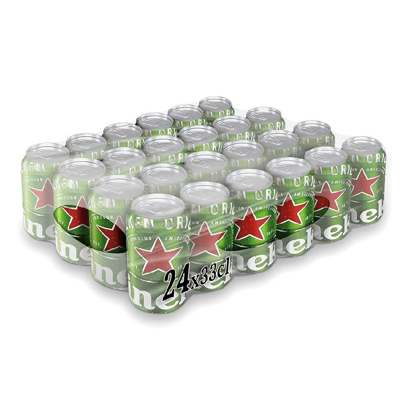 Heineken Cerveza Lager, 24 x 330ml