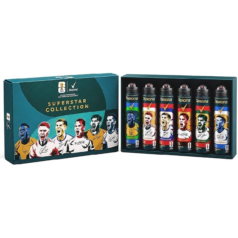 Rexona Cofre de Regalo FIFA World Cup 2026TM Superstar Collection