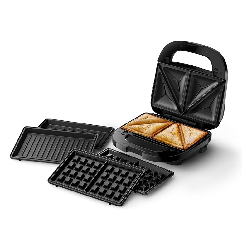Philips 5000 Sandwichera Grill 3 en 1, 750 W