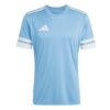 adidas Hombre Squadra25 Jersey Short Sleeve Shirt, Team Light Blue/White