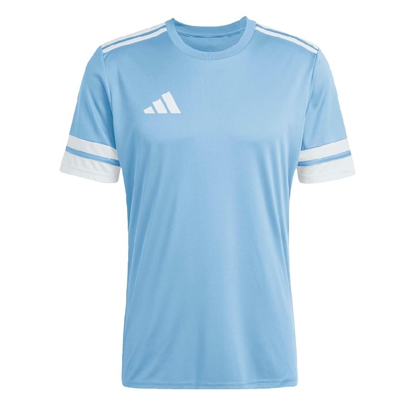 adidas Hombre Squadra25 Jersey Short Sleeve Shirt, Team Light Blue/White