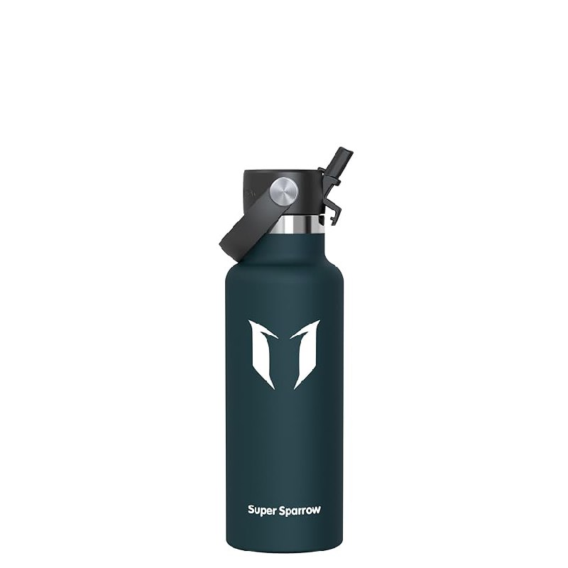 Sparrow Botella Agua Acero Inoxidable 500ml FlipFlow Botella Termica Niños
