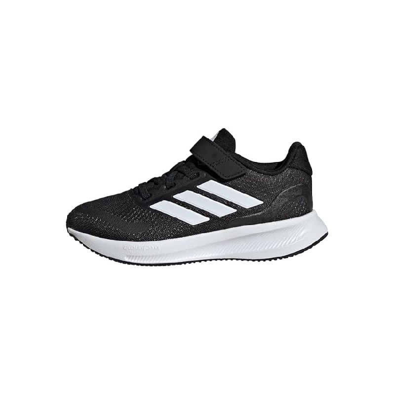 adidas Unisex niños Runfalcon 5 Kids Shoes, Core Black/Cloud White/Cloud White