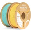 ELEGOO Filamento PLA MATE 1.75 2KG Verde Teal y Amarillo Sol