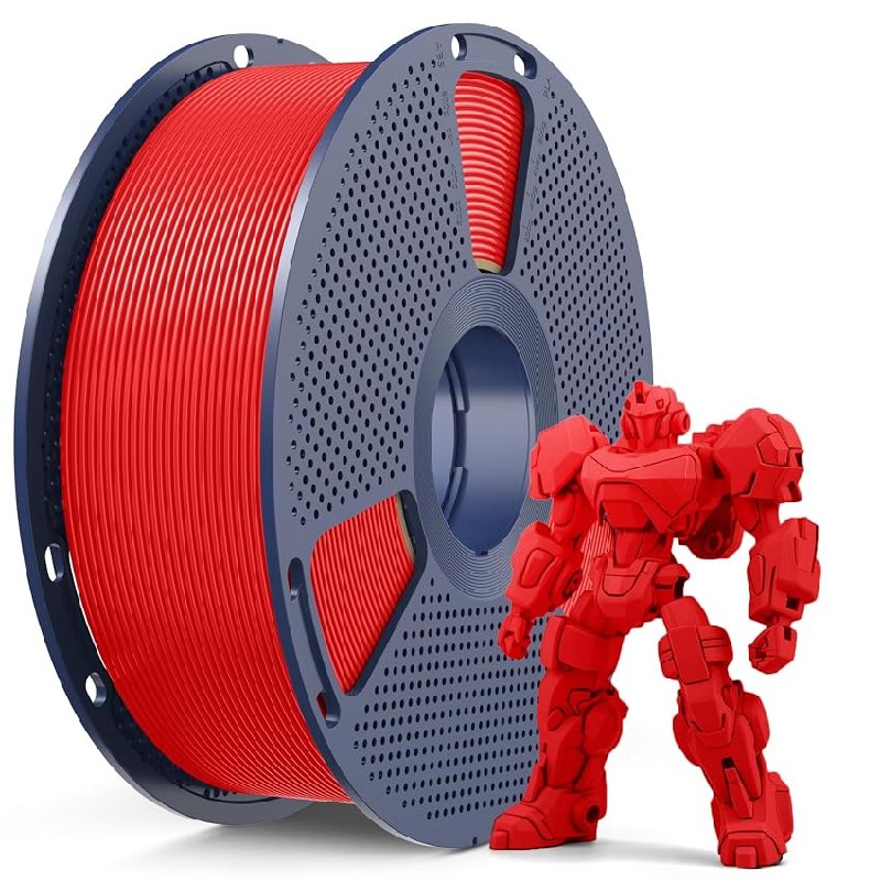 SUNLU PETG Filament 1.75 mm,Bobina de 1 kg, petg Rojo