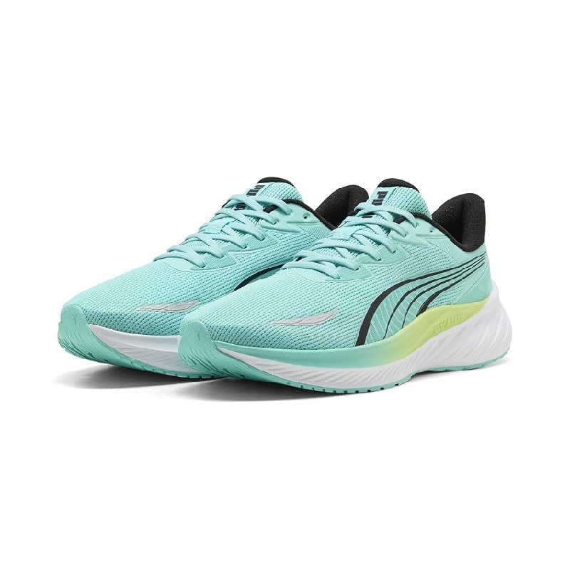 PUMA Zapatillas de Running Pounce Lite 2 Unisex 39, Intense Mint Sunny Lime Black Green