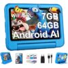 2026 Tablet Niños 7 Pulgadas Android, 7GB RAM+64GB ROM(TF 1TB)