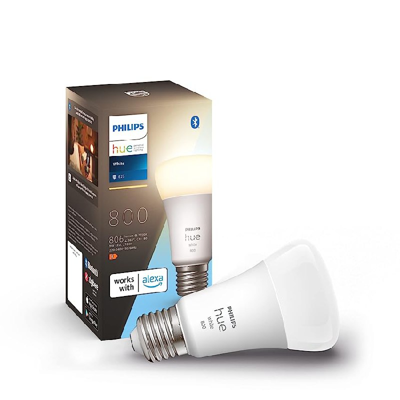 Philips Hue – Bombilla led inteligente, casquillo E27
