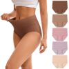 INNERSY Bragas Mujer Algodon Braguitas Altas, M