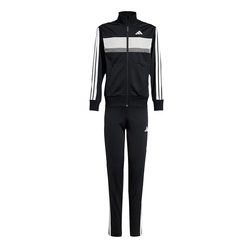 adidas Unisex niños Seasonal Essentials Tiberio 3 Stripes Tricot Track Suit