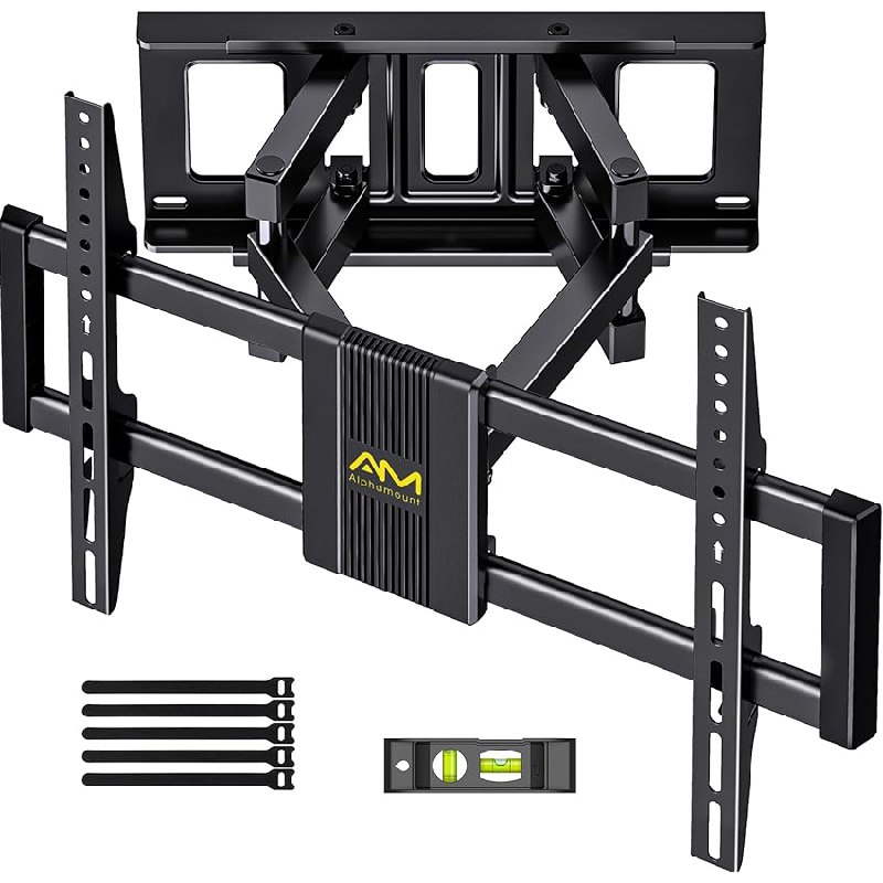 Alphamount Soporte TV Pared Movimiento Completo para Televisores 37 a 80 Pulgadas