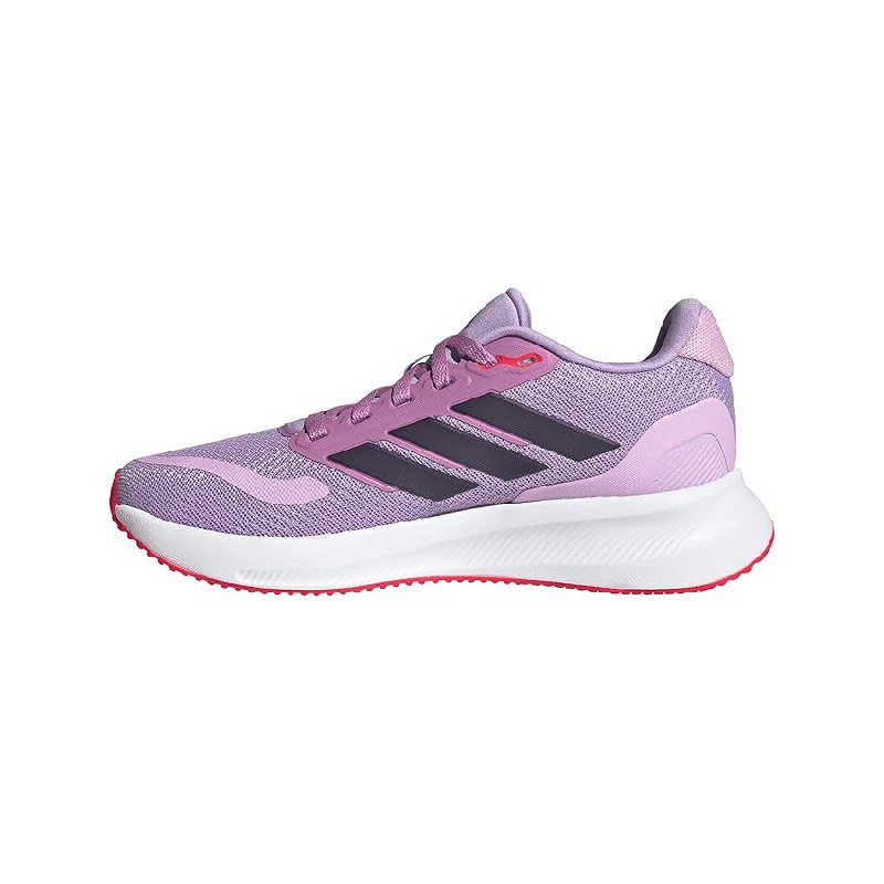Adidas Unisex niños RUNFALCON 5 Shoes Junior, Powder Plum/Aurora Plum/Lucid Red