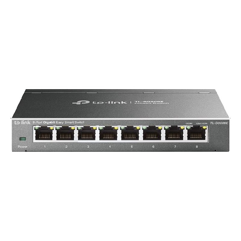 TP-Link TL-SG608E – Switch ethernet Gigabit, 8 Puertos