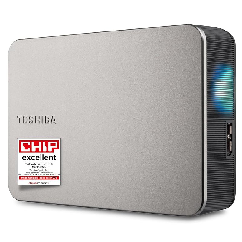 Toshiba Canvio Flex – Disco Rigido – 4 Tb – Esterno (portatile)