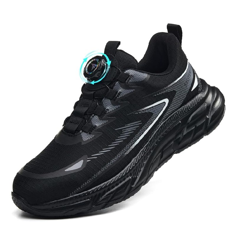 QCCQ Zapatos de Seguridad para Hombre Mujer Zapatillas de Seguridad con Punta de Acero