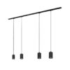 BRILONER – Sistema de rieles juego completo, 4x GU10 colgante