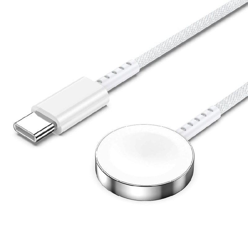 BSTOEM Cargador para Apple Watch, Rápida USB C Cable de Carga Magnética 1M
