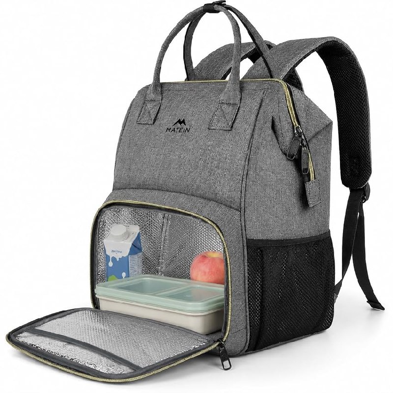 MATEIN Mochila Almuerzo Portatil de 15,6 Pulgadas, Mochila Trabajo Mujer