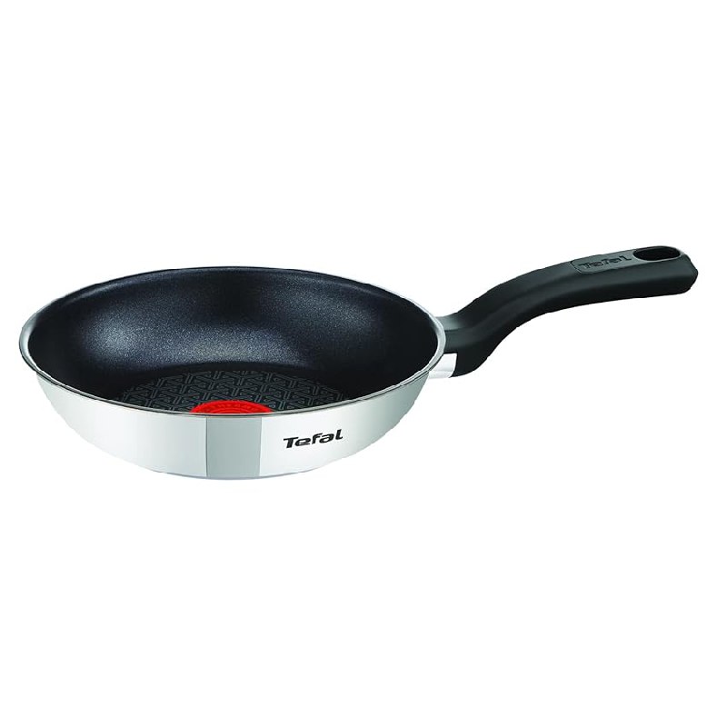 Tefal Comfort Max – Sartén 20 cm, Acero inoxidable