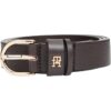 Tommy Hilfiger Cinturón ajustable Essential Effortless 2.5 Aw0aw16836 para mujer (paquete de 1)