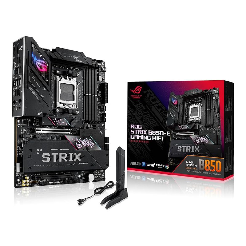 ASUS ROG Strix B850-E Gaming WiFi – Placa Base AMD, 16+2+2 etapas de Potencia