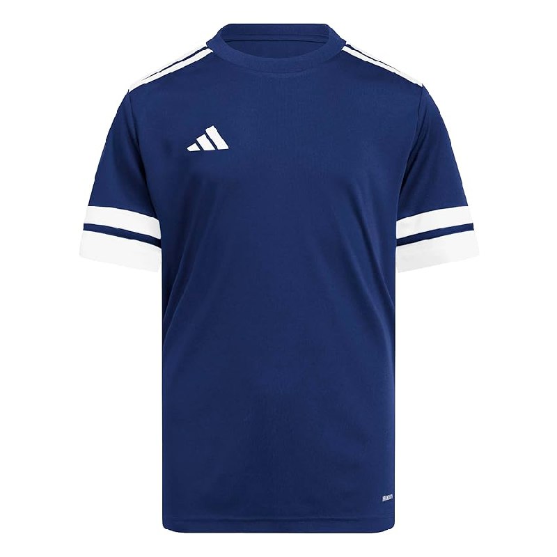 adidas Unisex niños Squadra25 Jersey Short Sleeve Kids Shirt, Team Navy Blue 2/White