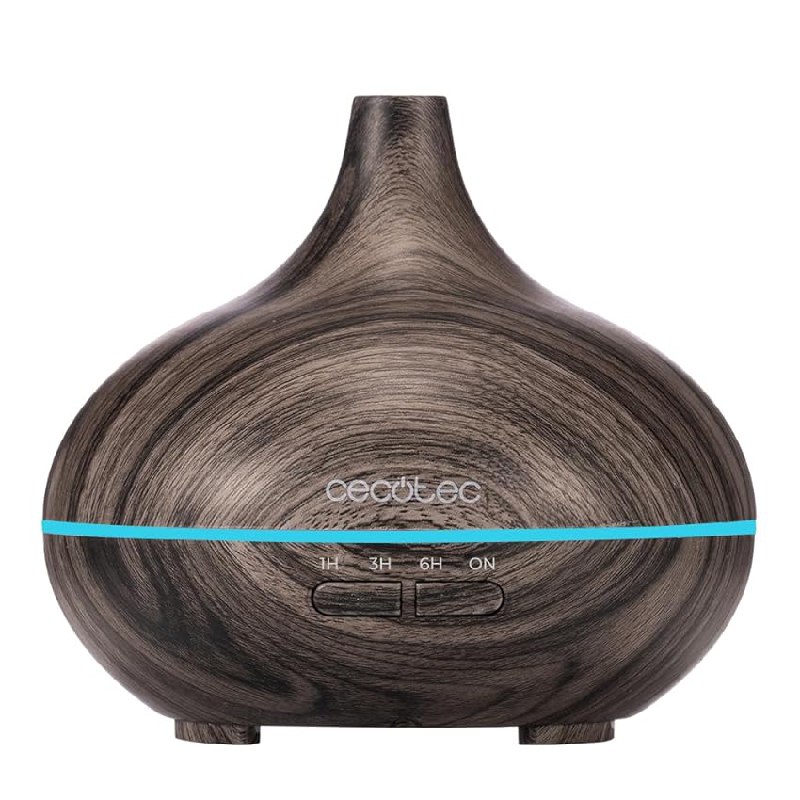 Cecotec Humidificador Ultrasónico con Difusor de Aromas Pure Aroma 300 Yin Grey. Depósito de hasta 300ml