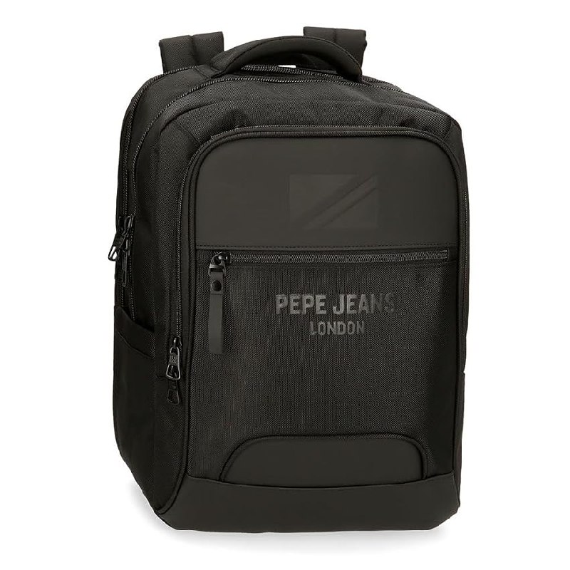Pepe Jeans Bromley Mochila para Portátil, Negro