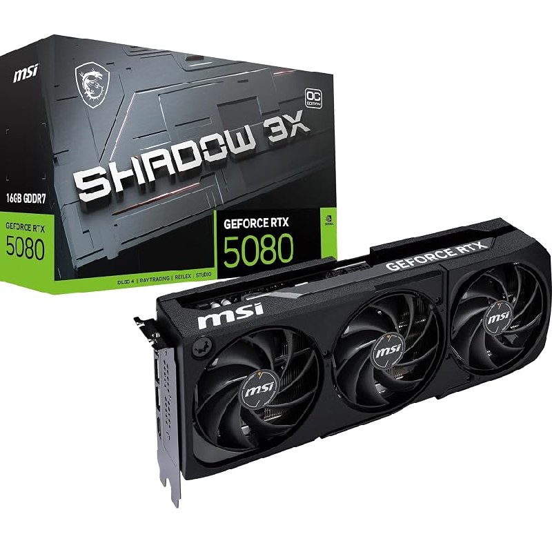 MSI GeForce RTX 5080 16G Shadow 3X OC