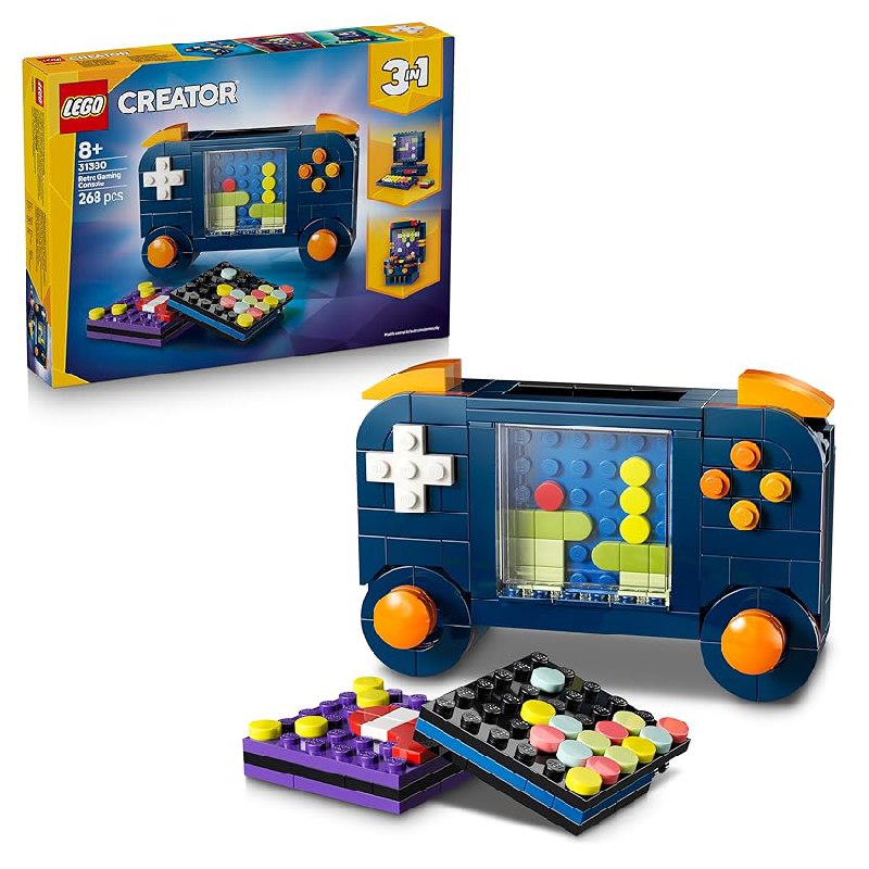 LEGO Creator 3en1 Consola de Videojuegos Retro – Transformable en Máquina Recreativa