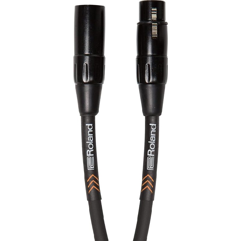 Roland Cable de micrófono balanceado de la serie Black 1,5 m de longitud