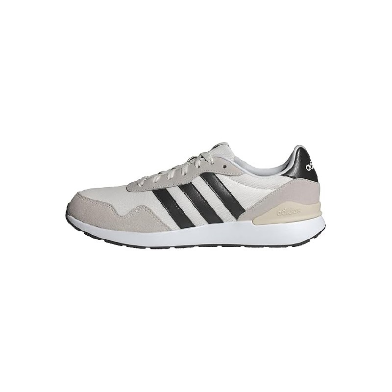adidas Hombre Run 60S 4.0 Shoes, Core White/Core Black/Off White