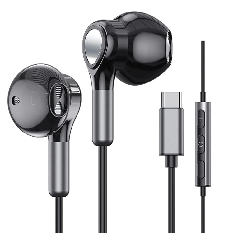 Auriculares USB C para Samsung Galaxy S26 S25 S24 S23 S22 S21 S20 A56 A17 A16 Auriculares