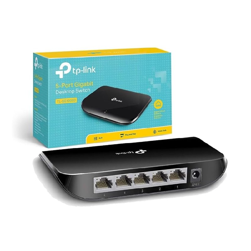 TP-Link TL-SG1005D-Switch Ethernet Gigabit, 5 Puertos