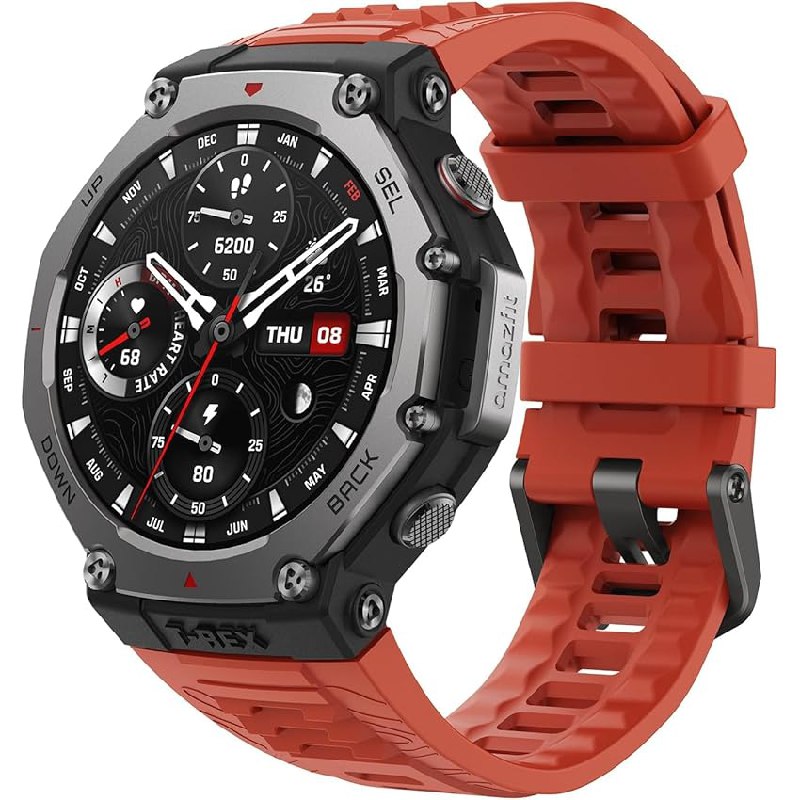 Amazfit T-Rex 3 Outdoor Smartwatch 48mm Pantalla AMOLED, Mapas & Navegación Offline