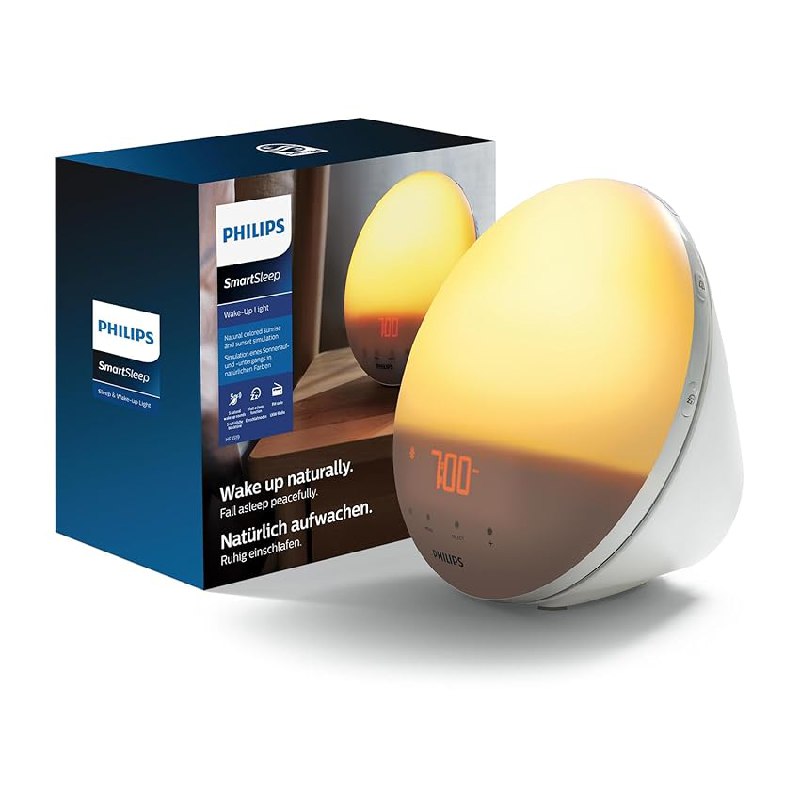 Philips Wake-up Light HF3531/01 Despertador de luz natural, 7 sonidos naturales