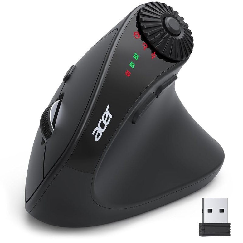 Acer Ratón Inalámbrico Bluetooth(BT 5.2+2.4G)