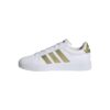 adidas Mujer Grand Court Base 3.0 Shoes, FTWR White/Thermal Chrome/Core Black