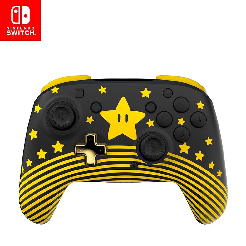 Turtle Beach Rematch Super Mario Star Mando de juego inalámbrico para Nintendo Switch