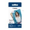 Canon Zink™ Papel Fotográfico Adhesivo 5×7,6 cm (50 Hojas)