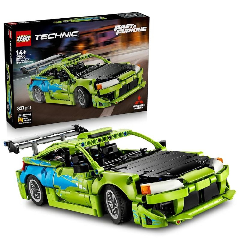 LEGO Technic Coche Mitsubishi Eclipse de Fast and Furious – Kit de Construcción Stem