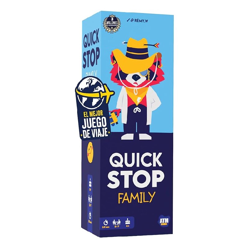 ATM Gaming Quickstop Family – El Juego de Mesa Más Divertido para Toda la Familia