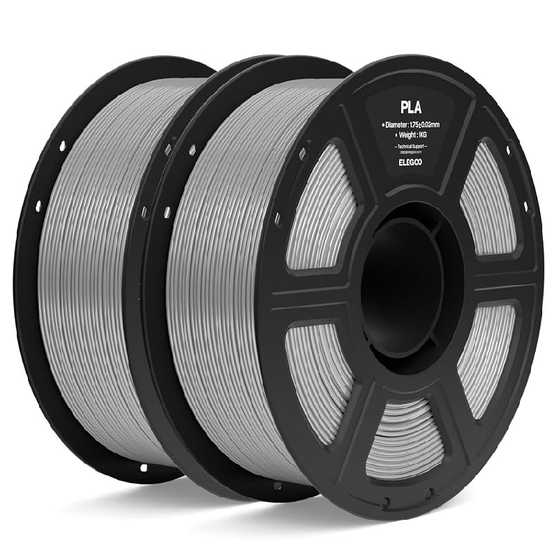 ELEGOO Filamento PLA 1.75 2KG Gris
