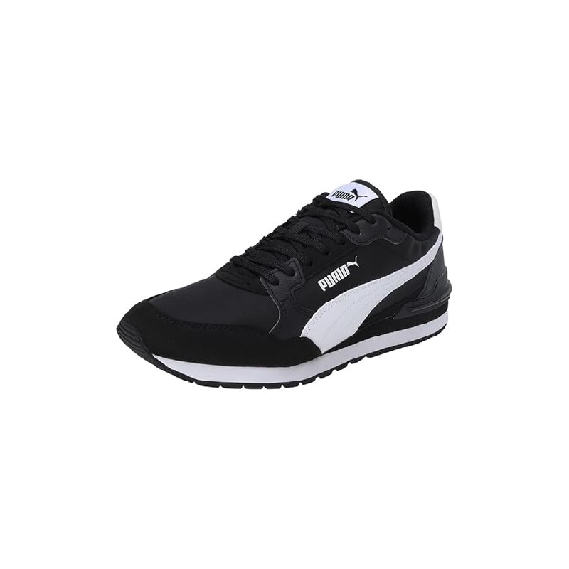 PUMA Unisex ST Runner v2 NL Sneakers, Puma Black-Puma White