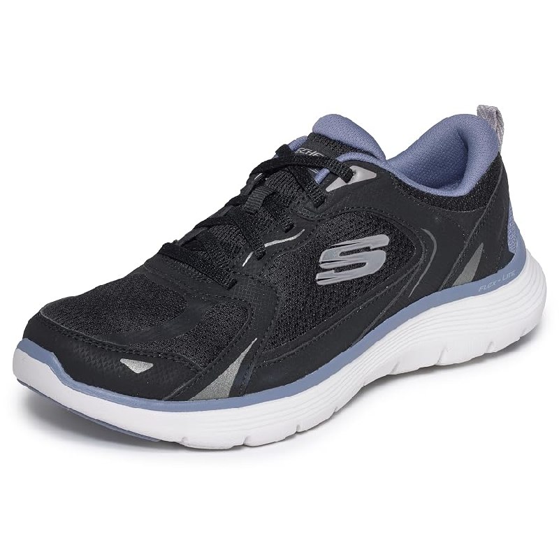 Skechers Flex Appeal 5.0 Retro Rush – Tenis para Mujer, Color Negro