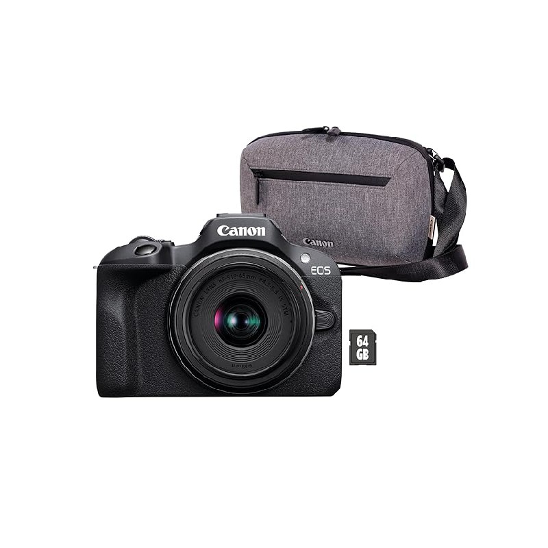 CANON EOS R100 Cámara Mirrorless + Objetivo RF-S 18-45 mm F4.5