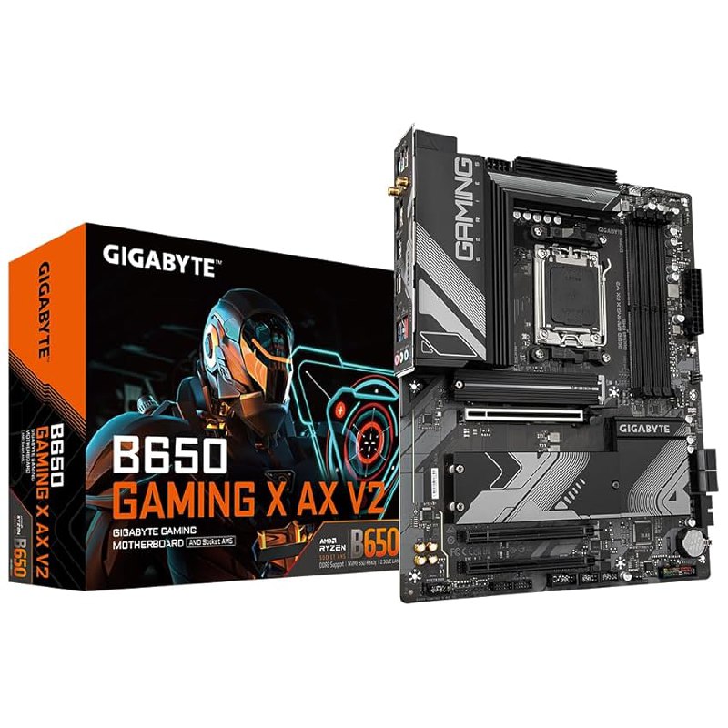 GIGABYTE B650 Gaming X AX V2 Placa Base – AMD Ryzen Serie 9000